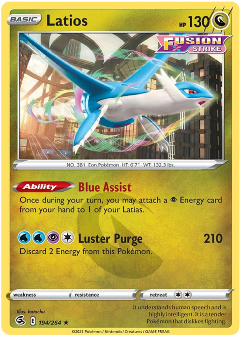 Latios Card Front