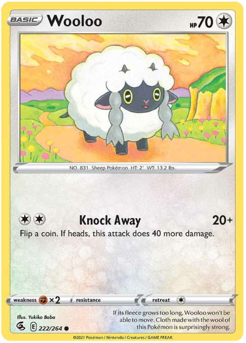 Wooloo Card Front