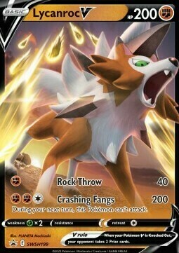 Lycanroc V Card Front