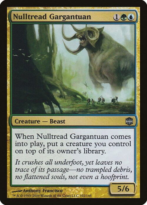 Nulltread Gargantuan Card Front