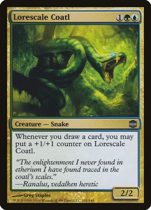 Lorescale Coatl Card Front