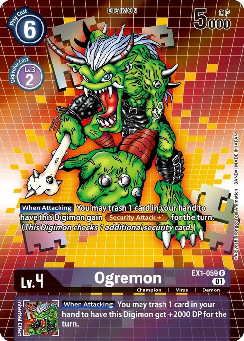 Ogremon Card Front