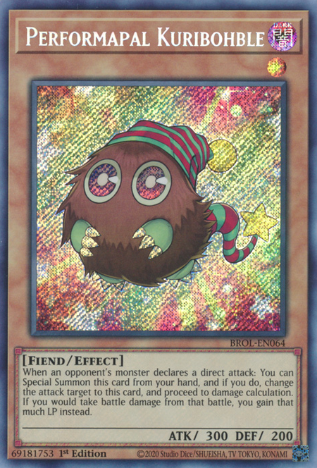 Performapal Kuribohble Card Front