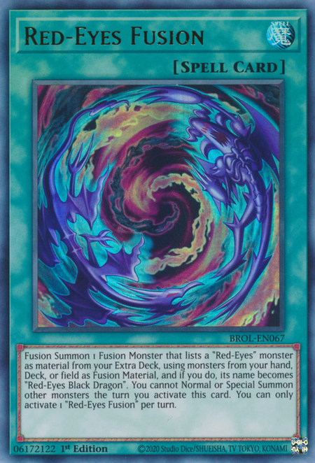 Red-Eyes Fusion Card Front