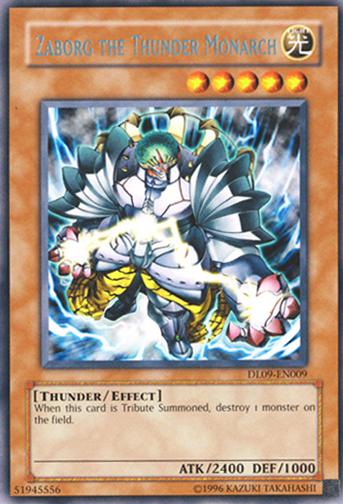 Zaborg the Thunder Monarch Card Front