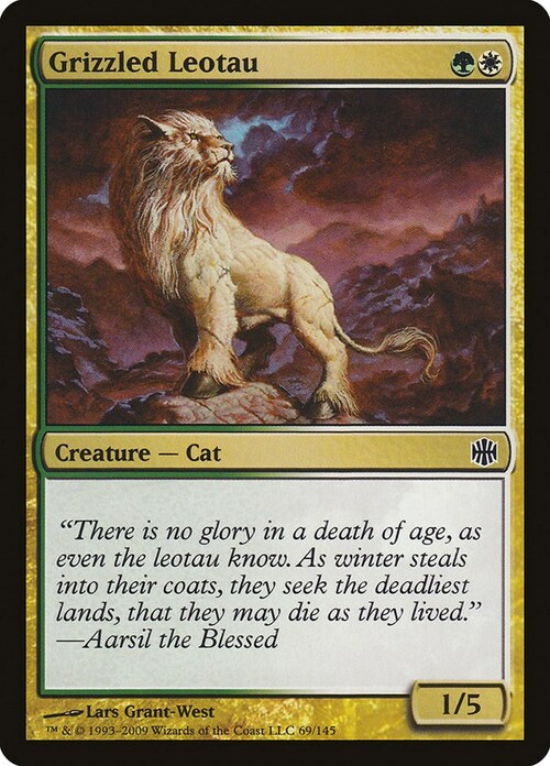 Grizzled Leotau Card Front