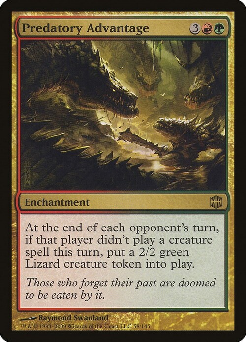 Predatory Advantage Card Front