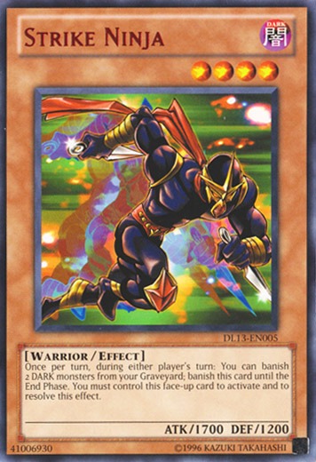 Strike Ninja Card Front