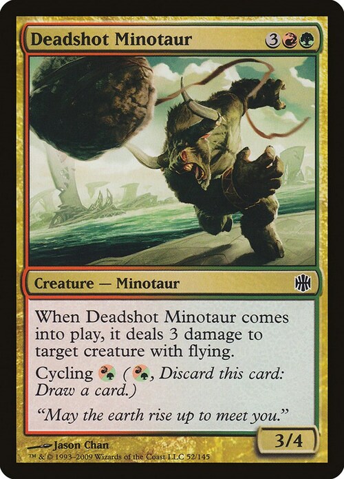 Deadshot Minotaur Card Front