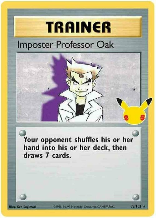 Imposter Professor Oak Card Front