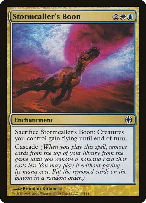 Stormcaller's Boon Card Front