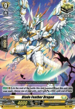 Blade Feather Dragon Card Front