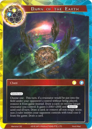 Dawn of the Earth Card Front