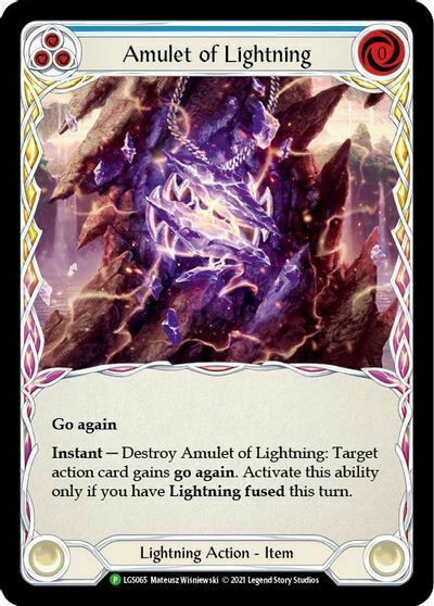 Amulet of Lightning Card Front