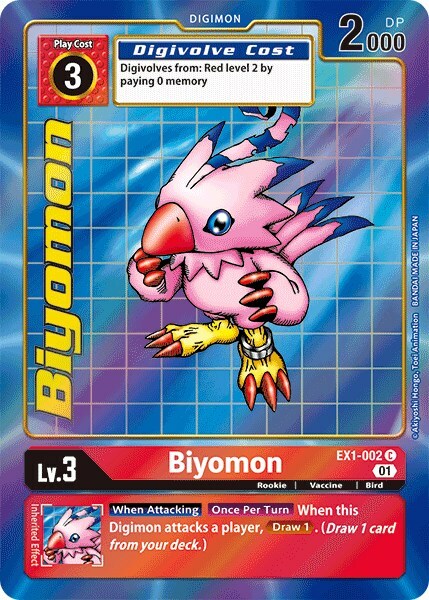 Biyomon Card Front