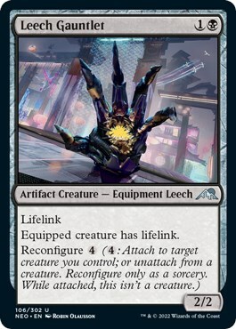 Leech Gauntlet Card Front