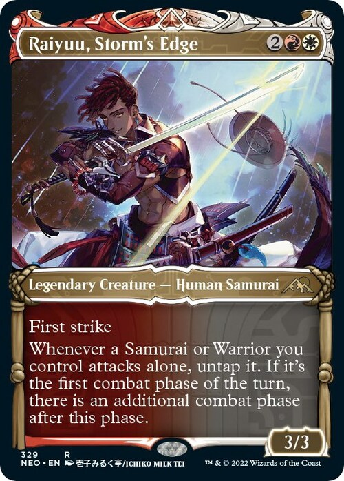 Raiyuu, Storm's Edge Card Front