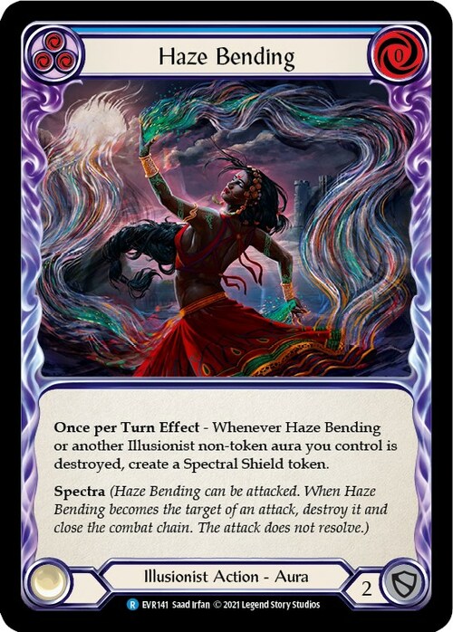 Haze Bending Card Front