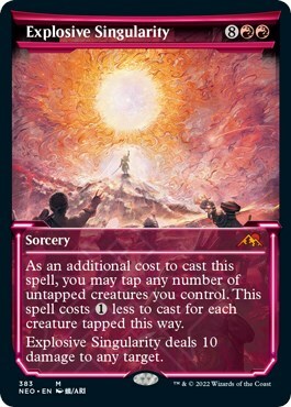 Explosive Singularity Card Front