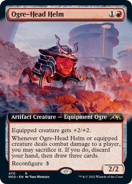 Ogre-Head Helm Card Front