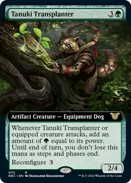 Tanuki Transplanter Card Front