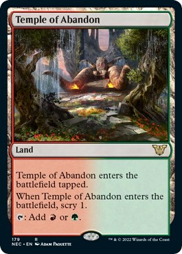 Temple of Abandon Card Front