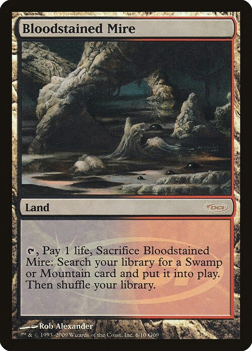 Bloodstained Mire Card Front