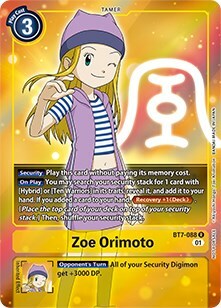 Zoe Orimoto Card Front