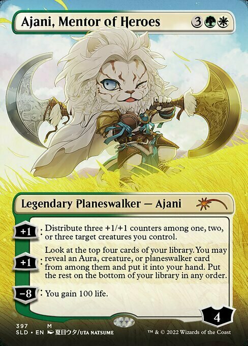 Ajani, Mentor of Heroes Card Front