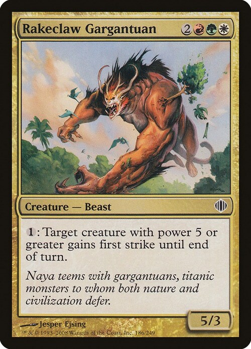 Rakeclaw Gargantuan Card Front