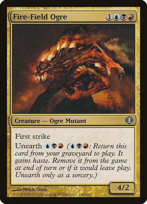 Fire-Field Ogre Card Front