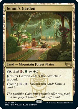 Jetmir's Garden Card Front