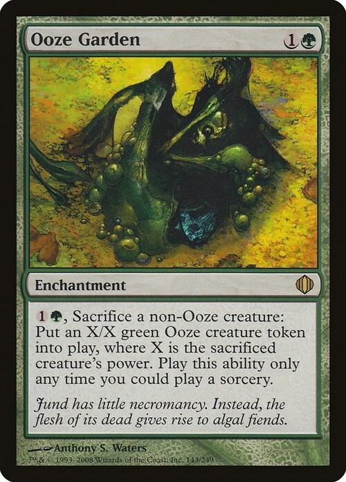 Ooze Garden Card Front