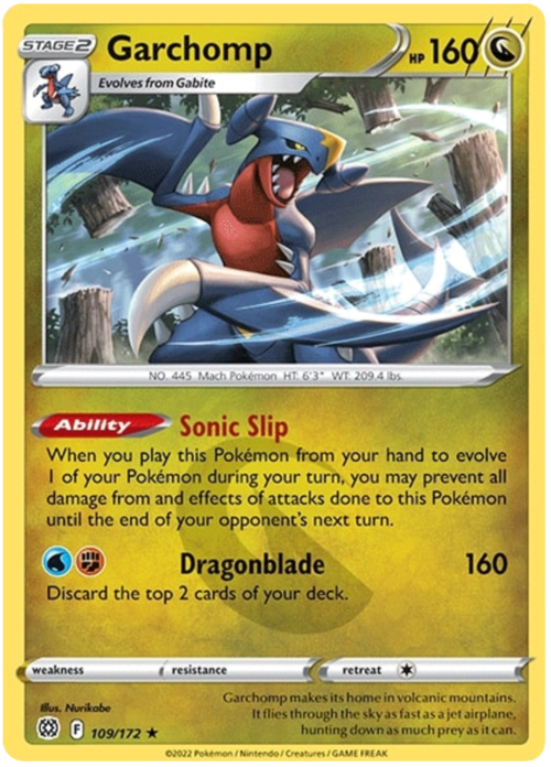 Garchomp Card Front