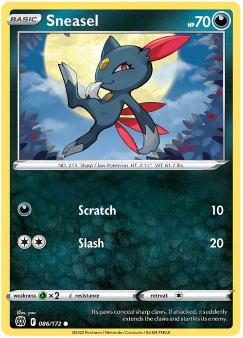 Sneasel Card Front