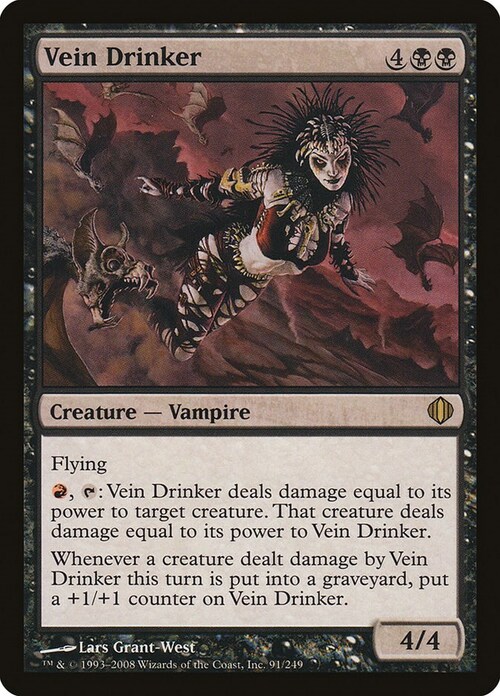 Vein Drinker Card Front