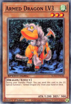 Armed Dragon LV3 Card Front