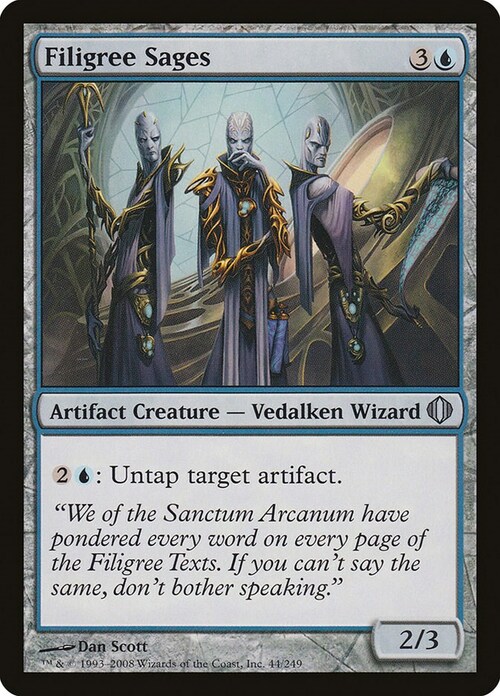 Filigree Sages Card Front