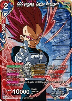 SSG Vegeta, Divine Restraint Card Front