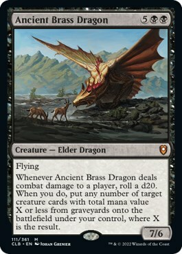 Ancient Brass Dragon Card Front