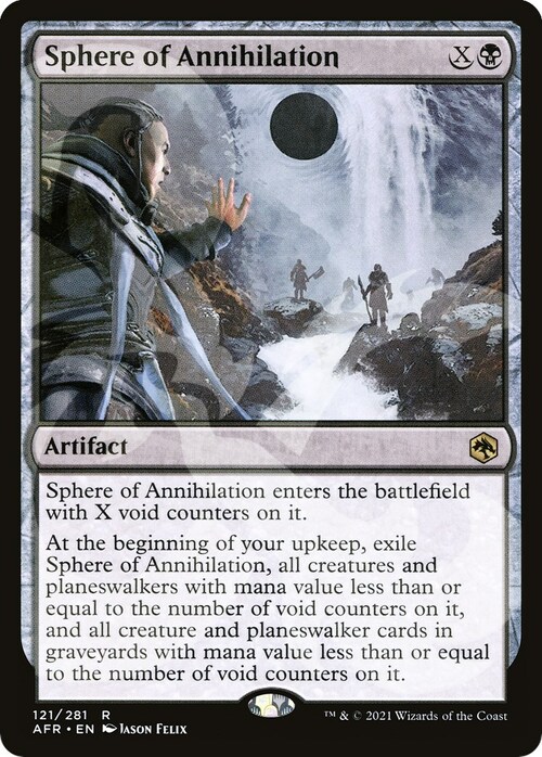 Sphere of Annihilation Card Front