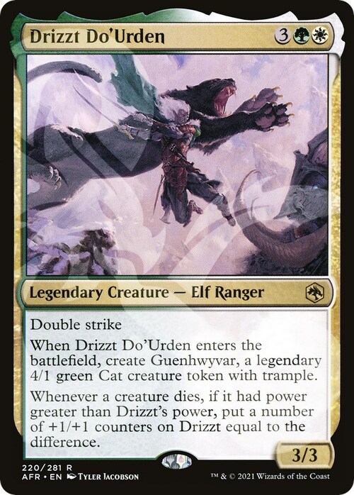 Drizzt Do'Urden Card Front