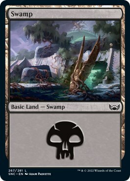 Swamp Card Front