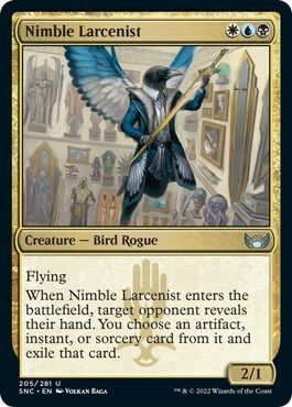 Nimble Larcenist Card Front