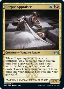 Corpse Appraiser Card Front