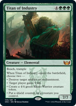 Titan of Industry Card Front