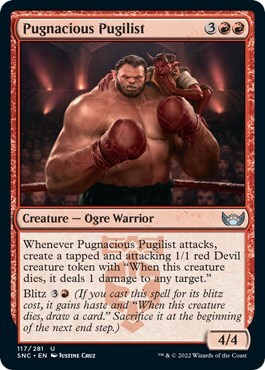 Pugnacious Pugilist Card Front