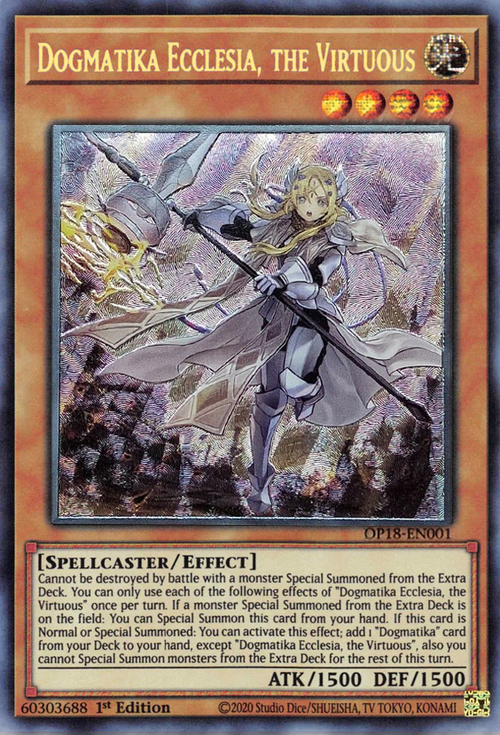 Dogmatika Ecclesia, the Virtuous Card Front