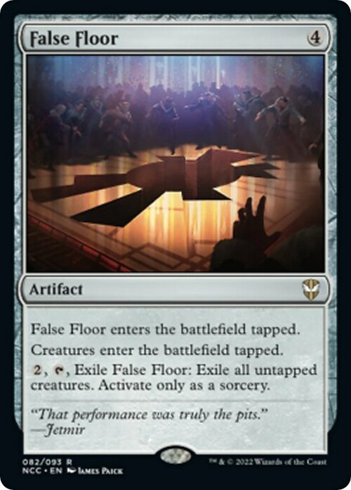 False Floor Card Front