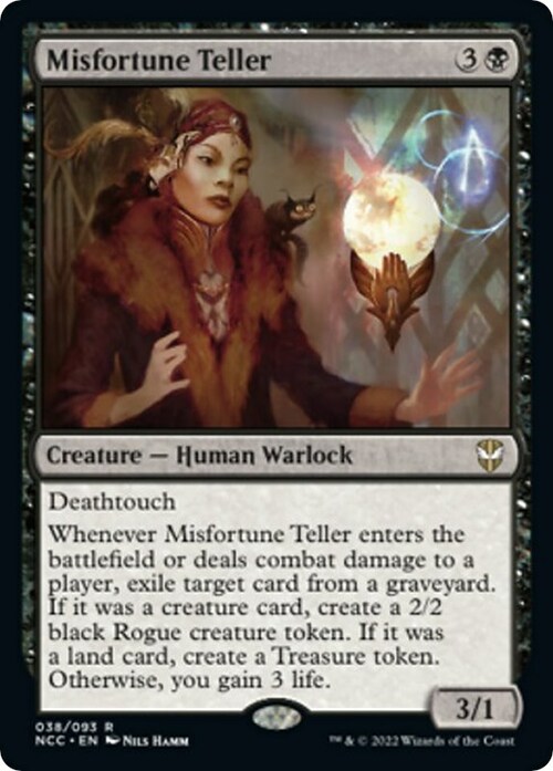 Misfortune Teller Card Front